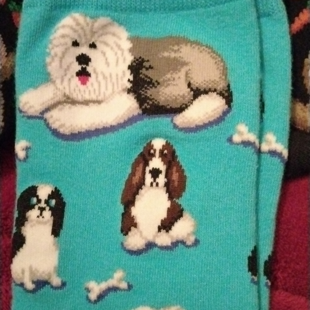 Take the dogs for a walk. Trouser socks by Hot Sox - Picture 3 of 4